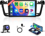 2G + 64G Android Autoradio 2 DIN Peugeot 508 2011-2018 jaoks koos traadita Apple Carplay Android auto navigatsioon GPS WiFi 9-tolline autoraadio koos Mirror Link Bluetooth FM/RDS DAB/OBD/DVR/HiFi/SWC tagurdamine
