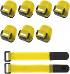 sourcing map 30 St&uuml;ck wiederverwendbare selbstgreifende Kabelbinder, 16 x 2 cm, Haken- und Schlaufen-Draht-Organizer f&uuml;r Netzkabel, Datenkabel, TV-/PC-Dr&auml;hte - verstellbare und langlebige Stoffb&auml;nder