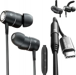 Juhtmega k&otilde;rvaklapid ENC m&uuml;rav&auml;hendava mikrofoniga, USB-C ja 3,5 mm Combo In-Ear juhtmega rasked bassik&otilde;rvaklapid, kaabliga k&otilde;rvaklapid helistamism&uuml;ra v&auml;hendamisega