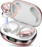 CASCHO juhtmevabad k&otilde;rvaklapid, 60 tundi m&auml;nguaega, Bluetooth k&otilde;rvaklapid, Bluetooth k&otilde;rvaklapid 5.3, s&uuml;gav bass, Stereo HD mikrofon, k&otilde;rvasisesed IP7 veekindlad k&otilde;rvaklapid k&otilde;rvakonksudega, USB-C spordi jaoks