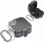 Nothing Buds Pro 2 &uuml;mbris CMF Buds Pro 2 Clear TPU k&otilde;rvaklappide &uuml;mbris koos karabiiniga, kommiv&auml;rvides pehme k&otilde;rvaklappide &uuml;mbris, t&auml;ielik kehakaitse CMF-i jaoks Nothing Buds Pro 2 poolt (selge)