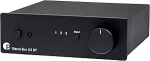 Pro-Ject Stereo Box S3 BT Ultra Compact Full Amplifier koos AptX HD Bluetoothi ja mootoripotentsiomeetriga (must)