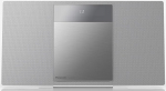 Panasonic SC-HC410 Micro Chain (40 W, Space Tune by Technics, Bluetooth, Dual USB, FM-raadio, AUX 3,5 mm, seinakinnitus) Silver