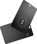 Ucard Wallet Tracker Card, Thin Bluetooth Tracker, t&ouml;&ouml;tab ainult Apple Find My iOS, laetav, rahakoti otsija ja eseme otsija rahakoti, pagasim&auml;rgi ja muu jaoks, must (1 tk)