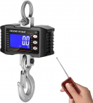 Digitaalsed kraanakaalud 1T 1000 kg 2200 lbs, elektroonilised rippuvad kaalud koos kaugjuhtimispuldiga, rasket t&uuml;&uuml;pi t&ouml;&ouml;stuslik rippuv kaal, t&otilde;mba skaala, laetav kaasaskantav metsik kaal koos LCD-ekraaniga ja k&otilde;rge kvaliteediga