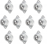 MOROBOR 10tk rullirulli laagrid Carbon Steel Round Ball Transfer Unit Universal Swivel Ball Roller for Conveyor Belt Roller Stand Gear