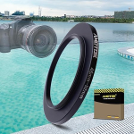 46 mm objektiivi ja 52 mm kaameraobjektiivi adapter, 46 mm ja 52 mm filtri suurendamise adapterr&otilde;ngas, &uuml;hildub k&otilde;igi 52 mm filtritarvikutega. Valmistatud CNC-t&ouml;&ouml;deldud (46-52 mm)