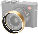 JJC metallist &uuml;mmargune objektiivi kattekork, mis &uuml;hildub Leica Q3 43, Q3, Q2 Q digikaameraga, p&auml;ikesekaitse koos objektiivi kattekomplektiga, asendab Leica &uuml;mmargune objektiivi kattekork 19659 (kuldne)