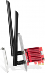 Binardat WiFi7 kaart BE200 PCIe WiFi v&otilde;rguadapter, Intel BE200NGW kiip Bluetooth 5.4, 8774Mbps Tri-Band 2.4GHz/5GHz/6GHz OFDMA & MU-MIMO, Windows 10/11 jaoks