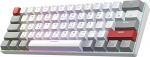 Newmen GM610Pro 60-protsendiline mehaaniline traadita TKL m&auml;nguklaviatuur Bluetooth/Type-C laetav NKRO koos lisaklaviatuurikomplektiga, RGB taustavalgustus QWERTY, Windows/Mac, Gateron Brown