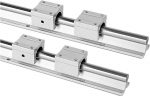 IVEKYKIBC Professionelle 2-teilige SBR16-Linearschienenf&uuml;hrung D16 300 400 500 600 1000 1200 1500 mm Vollgleitunterst&uuml;tzung + 4-teiliger SBR16UU-Linearlagerblock for CNC(1500mm)