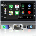 Autoradio VW Golf 4/Polo Bora MK3 MK4/Passat MK5 jaoks | Linux s&uuml;steem, suure j&otilde;udlusega, VW raadio traadita CarPlay/Android auto, RDS, Bluetooth, &uuml;hilduv, roolijuhtimine ja tagurdamine