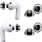 AZLA SednaEarfit XELASTEC II k&otilde;rvaklapid AirPods Pro 3 jaoks - Premium &uuml;heosalised TPE k&otilde;rvaklapid automaatse sobitamise, parema mugavuse ja m&uuml;raisolatsiooniga - Premium silikoon, 2 paari (ML)