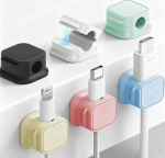 6 isekleepuva kaablihoidja pakett, magnetilised kaabliklambrid, laadimiskaabel, magnetiline kaablihoidja, hoidja, kaablihoidja, isekleepuv laua jaoks