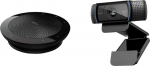 Jabra Speak 510 k&otilde;lar - kaasaskantav Bluetooth-k&otilde;lar & Logitech C920 HD PRO veebikaamera, Full HD 1080p, 78&deg; vaatev&auml;li, automaatne fookus, selge stereoheli, kompensatsioon valgustusele - must