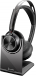 Poly Voyager Focus 2 USB-C peakomplekt Microsoft Teams'ile, USB-C/A adapteri ja laadimisjaamaga - Bluetooth, ANC, Acoustic Fence tehnoloogia, kuni 25 tundi k&otilde;neaega, must
