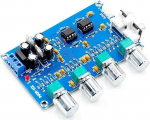 HiLetgo NE5532 Audio Preamp Pre Amp Pre Amplifier Flat Double AC 12V HiFi Amplifier Helitugevuse kontroll Helitugevuse kontroll High Low Volume