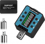 DURFICST digitaalne p&ouml;&ouml;rdemomenti v&otilde;ti, 1/2-tolline digitaalne p&ouml;&ouml;rdemomendi adapter heli- ja valgush&auml;irega, digitaalsed p&ouml;&ouml;rdemomendi klambrid, vahemik 10-340 N.m, sobib autodele, jalgratastele, mootorratastele
