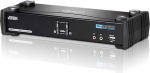 Aten CubiQ CS1782A 2 Way KVM Dual-DVI 7.1 Audio 120 Hz 3D USB