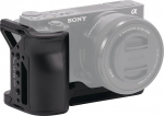 Sony ZV-E10-ga &uuml;hilduv Tilta L-plaadi kinnitusplaat vertikaalse pildistamise disainiga, lihtne pikendus, must TA-T56-LMP-B