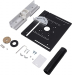 Alumiiniumist legeeritud terasest ruuterplaadi sisestusplaat k&otilde;rgusega t&otilde;husate puidut&ouml;&ouml;tlemis&uuml;lesannete jaoks