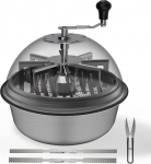 AC Infinity Bud Leaf Bowl Trimmer 49 cm, selge n&auml;htavus kuppel teravate roostevabast terasest teradega, Twist Spin l&otilde;ikamine lehed, pungad, lilled, h&uuml;dropoonilised taimed
