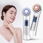 CARER BEAUTY n&auml;omassaažer kortsude vastu 5 in 1 raadiosageduse seade n&auml;gu 2 LED valguse teraapia RF vibratsioon ioon kortsude ja vananemise akne eemaldamiseks n&auml;o hooldus s&uuml;gavpuhastus