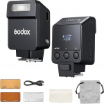Godox iT22-O Mini TTL kaamerasalam Olympus Panasonicile, 1.5s taaskasutus, 700 t&auml;isv&otilde;imsuseline v&auml;lklambi USB-C laadimisega, sisseehitatud aku, kaasaskantav tasku v&auml;lklambi (must)