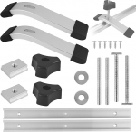 2 tk T sooned Rail M8 Alumiiniumsulamist liugur Rail, M8 roostevabast terasest r&otilde;ngas koos 2 surveplaadi korpusega, 40 cm alumiiniumist r&ouml;&ouml;bas lauasae ruuteri lauale puidut&ouml;&ouml;tlemise t&ouml;&ouml;riistale (1)