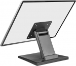 Wearson Flat Monitor Stand - kokkupandav madala profiiliga monitori statiiv, mis &uuml;hildub VESA 75x75 ja 100x100 monitorihoidikutega (mudel WS-03A2) (must)