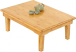 Jaapani bambusest s&ouml;&ouml;gilaud, kokkupandav madal kohvilaud p&otilde;randal istumiseks, kokkupandav Kotatsu laud, talu stiilis meditatsioonilaud (27,5 x 19,7 x 14,6 tolli, naturaalne)