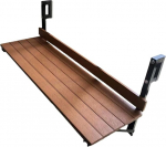 Drop Leaf Folding Table, seinale paigaldatud ujuv laud r&otilde;dule, terrassile, terrassile, reguleeritava k&otilde;rgusega puidust kohvilaud koos rippuva r&otilde;duga, ideaalne arvutilaua, s&ouml;&ouml;gitoa ja lillestendi jaoks.