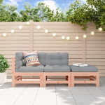 Modulares Gartensofa Kiefer als Garten-Ecksofa mit Latten-Design aus massivem Kiefernholz f&uuml;r gem&uuml;tliche Stunden auf der Terrasse, 3 STK.