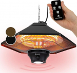 blumfeldt Heat Hexa infrapunak&uuml;te, terrassik&uuml;te, elektrik&uuml;te, k&uuml;ttev&otilde;imsus: 800/1200/2000W IR ComfortHeat halogeenk&uuml;tteelemendid, LED-valgustus, puuteekraan.