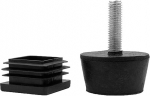 Flyshop 4 komplekti M8 keermega reguleeritava k&otilde;rgusega 25mm kuni 45mm m&ouml;&ouml;bli tasandaja laua tooli tasandusjalad toru sisestamise ruut 38x38mm