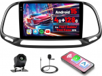 [4G + 128G] Inefala Android 15 autoraadio Fiat Doblo/Yeni Kasa 2015 juhtmevaba Carplay Androidiga, 9-tolline puuteekraaniga raadio koos GPS WiFi RDS/FM Bluetooth EQ SWC tagurduskaamera mikrofoniga