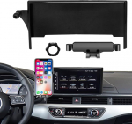 TTCR-II 10,1-tolline &uuml;hilduv Audi A4 A5 Q5 mobiiltelefoni hoidik, nutitelefoni hoidik A4 B9 (2020-2024) A5 F5/Q5 FY (2021-2024), F5 nutitelefoni hoidik B9 auto telefoni hoidik Audi tarvikud