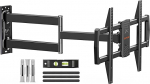 ELIVED TV Wandhalterung mit Extra Langem Gelenkarm 813mm f&uuml;r die Meisten 37-75 Zoll TVs bis 45 kg，Neigbar, Schwenk- und Drehbar Wandhalterung Fernseher Max. VESA 600 x 400 mm EV1036
