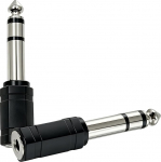Klinke Adapter 3.5mm auf 6.35mm f&uuml;r Kopfh&ouml;rer Keyboard Gitarre Lautsprecher Klavier Mixer und mehr 2 St&uuml;cke