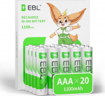 EBL 8 t&uuml;kki NI-MH akusid.