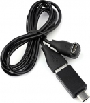 USB laadimiskaabel + USB-C autolaadija adapter, mis &uuml;hildub Garmin Instinct 2 2S 2X, Crossover Solar, Esports, Tactical, Legacy Hero, GPS Smartwatchiga.