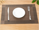 AMDXD komplekt 6 boho ruudukujulisi kohvimattide komplekti, PVC kohvimatt, ristk&uuml;likukujuline v&otilde;re, mittelibisev, lauamatt, j&otilde;ulud, kohvi k&ouml;&ouml;ki, koju, restorani, 45 x 30 cm.