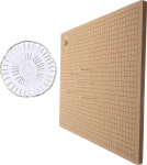 Hohopeti Macrame Board Cork Board Pins valmistatud roostevabast terasest Macrame Bracelet punumine Taaskasutatav kaasaskantav DIY Cork Board Knoting ja m&otilde;&otilde;tmine k&ouml;ie projektide jaoks