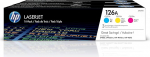 HP CF341A Toner Cartridge for 126A LaserJet Printer (Pack of 3)