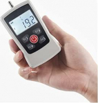 110 lb 50 kg 500N Majanduslik digitaalne Push Pull Force Gauge Grip Strength Tester Portable Tension Pressure Push Pull Gauge, mida saab kasutada paljude &uuml;lesannete jaoks