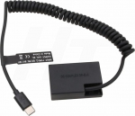 USB C ja LP-E17 dummy aku Canon EOS R8 T6s T6i T7i 8000D X8i SL2 kaamerale 9V/12V PD DR-E18