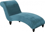 Chaise Lounge Cover Velvet Chaise Longue Slipcover Luxury Chaise Chair Covers for Living Room Interior Furniture Cover Slipcovers for Chaise Lounge Ultra Soft Machine Washable (Peacock Blue)