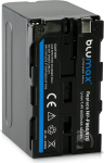 Blumax Battery Compatible with Sony NP-F550 / NP-F530 / NP-F570 | 6600 mAh - (Blackmagic NP-F570) - Also for Various Flashes Video Lights Field Monitors