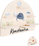 B&auml;renfreunde Isikup&auml;rastatud Tonie riiul lastetuppa - Magnetiline Toniebox riiul Toniebox1 & 2 Plus figuuridele &uuml;mardatud nurkade ja servadega (Turtle Blue)