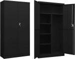 Homgoday riiulitega kapp, must, 90 x 40 x 180 cm, teras, ruumi s&auml;&auml;stvad kapid, k&ouml;&ouml;gim&ouml;&ouml;bel, elutoa kapp, k&ouml;&ouml;gikapp, k&ouml;&ouml;gim&ouml;&ouml;bel, elutuba, k&uuml;ljepaneel